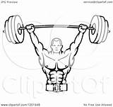 Lifting Weight Barbell Bodybuilder Vector Clipart Male Illustration Royalty Tradition Sm Seamartini Graphics 2021 sketch template
