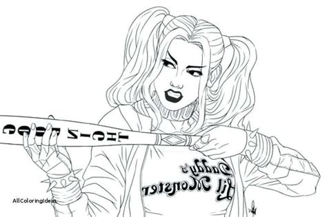 pin  dibujo harley quinn coloring pages coloring pages  kids