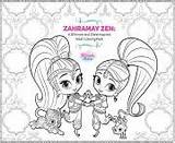 Shine Shimmer Coloring Pages Printable Zen Adult Et Dragon Coloriage Zahramay Book Explore Nazboo Samira Princess Info sketch template