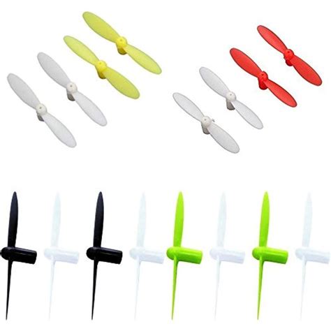 sharper image dx  micro drone qty  propeller blades yellow  white propellers props prop