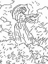 Coloring Pages Meadow Monet Famous Lady Getcolorings Getdrawings Colorings sketch template