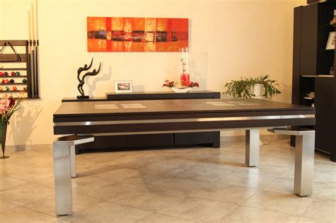 Baker Stainless Dining Pool Table Dallas Texas