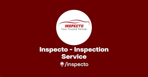 inspecto inspection service instagram facebook linktree
