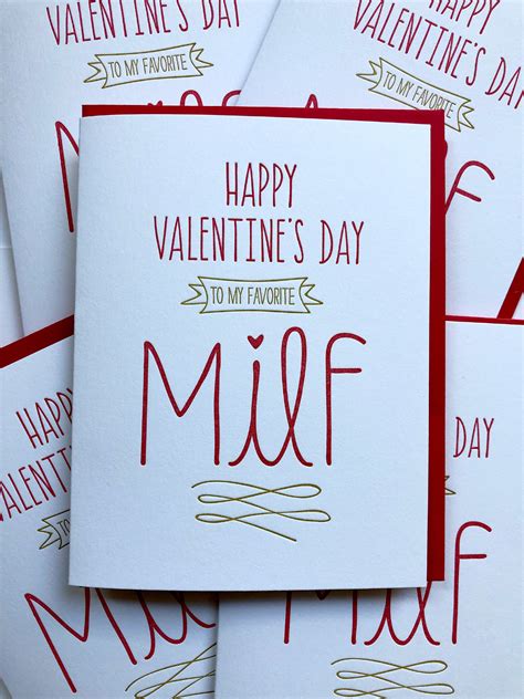 Galantines Day Card Funny Naughty Valentines Card For Wife