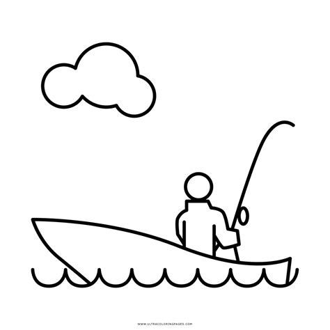 fisherman coloring page ultra coloring pages