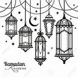 Ramadan Kareem Islamic Background Clipart Lamp Stock Lantern Drawing Vector Illustration History Eid Clip Moroccan Cliparts Mubarak Royalty Getdrawings Vectors sketch template
