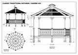 Gazebo Drawing Plans Construction Rotunda 2d Outdoor Drawings Details 3d Unique Building Classic Designs Paintingvalley V1 Garden sketch template