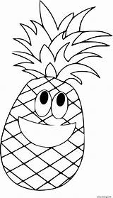 Ananas Pineapple Colorare Joyeux Boyama Pineapples Frutas Disegnidacolorare Disegni Colorir Colouring Colorier Preschoolactivities Frutta Drawings Sayfası Kindergarten Piña Books Pagine sketch template