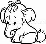 Pooh Winnie Chibi Baby Drawing Draw Heffalump Lumpy Elephant Drawings Step Coloring Disney Dragoart Tigger Shower Pages Cute Color Line sketch template