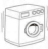 Lavadora Lavadoras Nevera Niños Maestra Neveras Electrodomésticos Armar Waschmaschine Animadas sketch template
