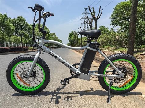 big cat mini cat xl  electric bike bike experience black wheels