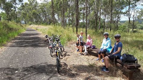 brisbane valley rail trail  guided cycle  australia lupongovph