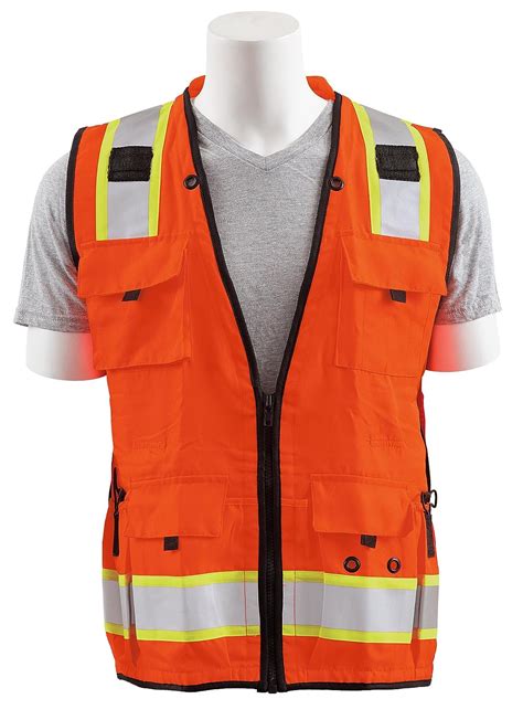 erb sc hvo surveyormulti pocket safety vest erb safety products  safety security