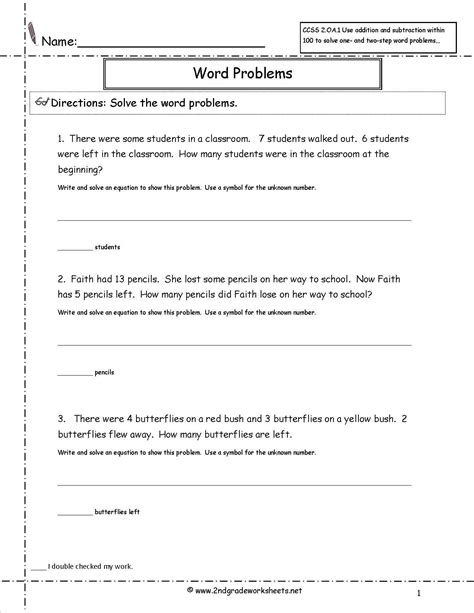 systems  equations word problems worksheet answers