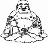 Buddha Coloring Pages Clipart Drawings Colour Popular sketch template