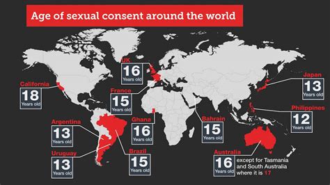 what are the ages of sexual consent around the world sbs chinese