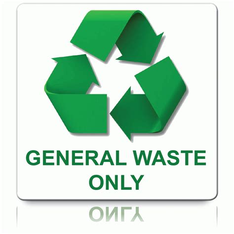 buy recycle general waste  labels recycling labels