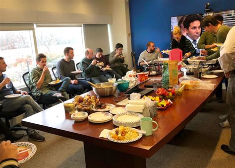Our First Ever Thanksgiving Potluck Lunch A Savory Time Pcmi