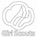 Coloring Girl Scout Pages Daisy Kids Scouts Promise Law Symbol sketch template
