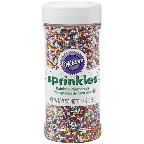 wilton sprinkles rainbow nonpareils  oz walmartcom