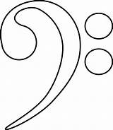 Bass Clef Clipart Clip sketch template