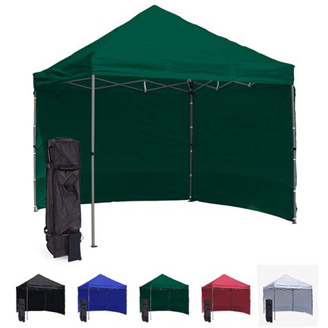 green  pop  canopy tent   side walls compact edition durable aluminum tent frame