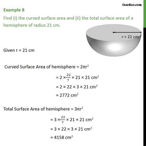 find   curved surface area  ii