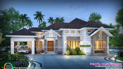single storied classic style  bhk house  sqft   model house plan modern house