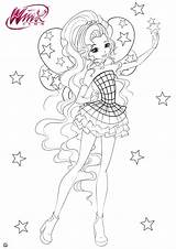 Winx Cosmix Aisha Youloveit Colouring sketch template