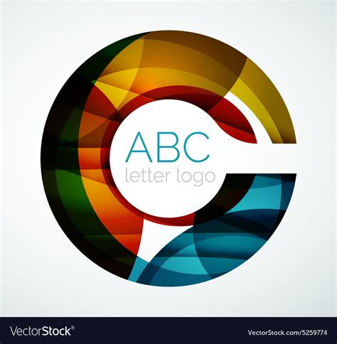 letter logo royalty  vector image vectorstock