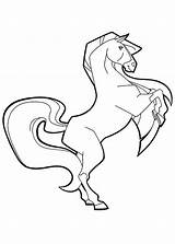 Horseland Coloring Pages Rearing Horses Books Color Print Getcolorings Getdrawings sketch template