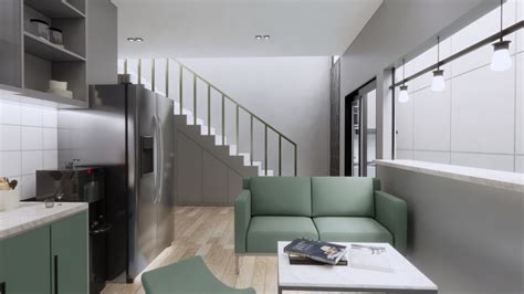 desain rumah minimalis  lantai hunian modern kekinian