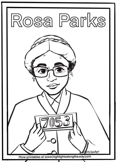 coloring pages  black history month