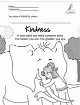 Kindness Coloring Bible Pages Template sketch template