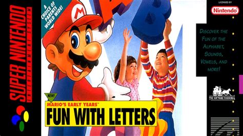 [longplay] Snes Marios Early Years Fun With Letters 4k 60fps