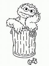 Grouch Coloring Sesame Elmo Getdrawings Vicoms sketch template