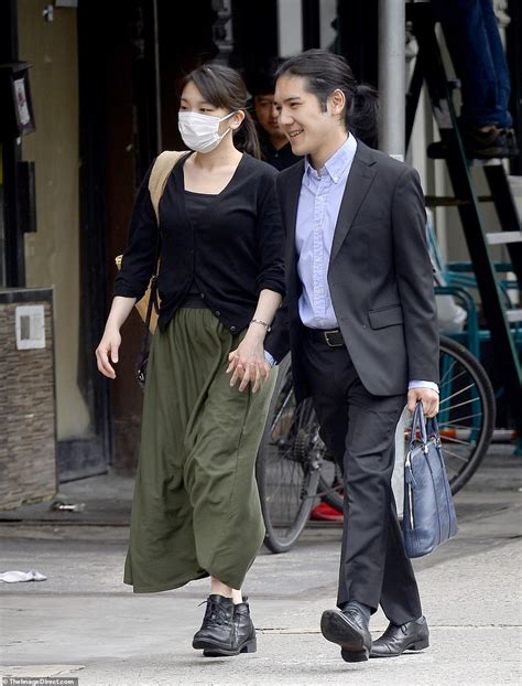 japanese princess mako komuro strolls hand in hand with commoner