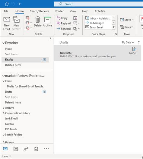 create outlook drafts     email templates ablebits hot