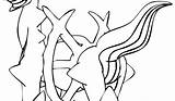 Coloring Pokemon Legendary Pages Arceus Chibi Popular sketch template