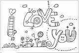 Coloring Pages Quotes Valentines Printable Sheets Colouring Sheet Color Kids Cute Book Colorir Para Description sketch template