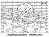 Ghostbusters Coloring Pages Printable Print Kids Color Book Sheets Puft Stay Adults Ghost Movie Busters Papercraft Live Logo Party Squadgoals sketch template