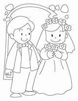 Groom Brautkleid Kindertisch Hochzeitskarten Geburtstag Hochzeitsbuch Colorir Braut sketch template