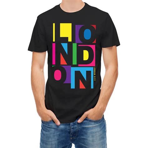 shirt london typography cotton cool design  tee shirts  fashion