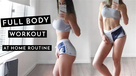 Full Body Workout Routine Fat Burning Workout At Home