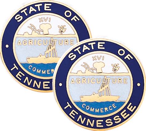 Tennessee State Seal Lapel Pins