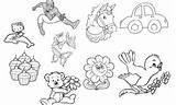 Printable Colouring Pages Simple Characters sketch template