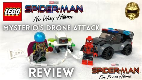 lego marvel  spider man  mysterios drone attack review   home   home