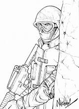 Strike Counter Deviantart Source Cover Drawings Fan Military sketch template