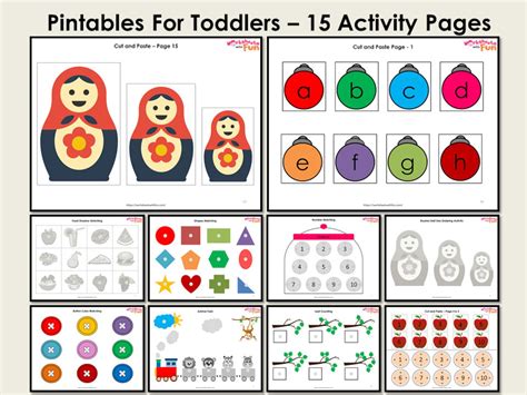 busy book  toddlers printable activity pages preschool etsy