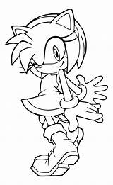 Coloring Sonic Pages Color sketch template